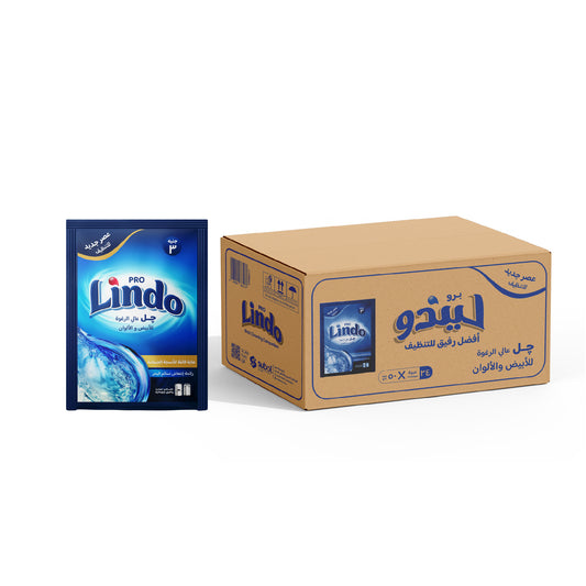 كرتونة ليندو جل عادي 3 جنيه (24قطعة)